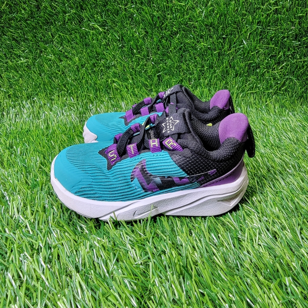 Nike Star Runner 4 Teal Purple Cosmo Baby Toddler Boy Girl Size 6C With Box - Picture 6 of 10